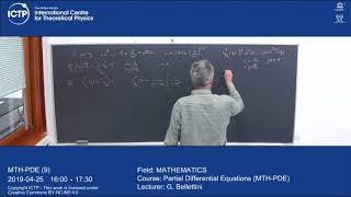 Partial Differential Equations (MTH-PDE) Lecture 9