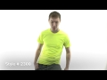Gildan Safety Lime Pocket T-Shirt