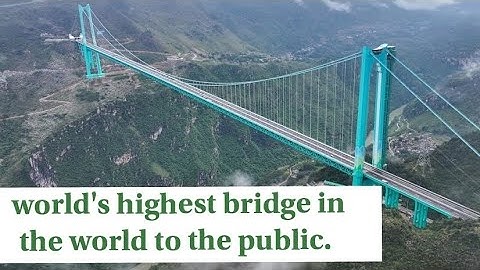 HUAJIANG BRIDGE: eChina has officially opened the world