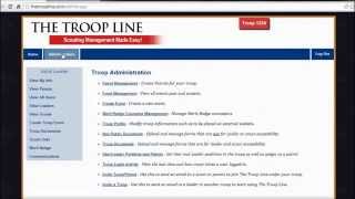 The Troop Line - Scout Tracking Software Management - Made Easy! screenshot 1