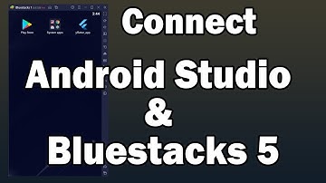 How to use Bluestacks as emulator in Android studio.
