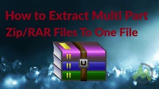 How to Extract Multi Part RAR Files to One File