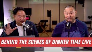 Famous Behind the Scenes of Dinner Time Live  | The Dave Chang Show Podcast Profile