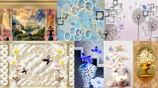 "Stunning Wall Niche Design Ideas | 3D Wallpaper for Living Room & Bedroom3d flex wallpaper design" screenshot 2