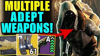 Destiny 2 Multiple Adept Weapons For Sale - Xur Review Mar 27 - 30
