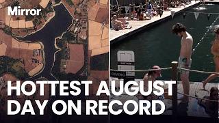 Today will be HOTTEST AUGUST DAY on record in UK with 38C forecast