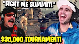 Summit1g SABOTAGES DrDisrespect in HILARIOUS $35,000 Tournament in Sea of Thieves!