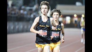 Colin Sahlman wins insane 2022 Arcadia Invite 3200 - 21 sub 9! Full Race