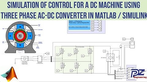 Simulation of Control for a DC Machine using three phase AC-DC Converter in MATLAB/Simulink