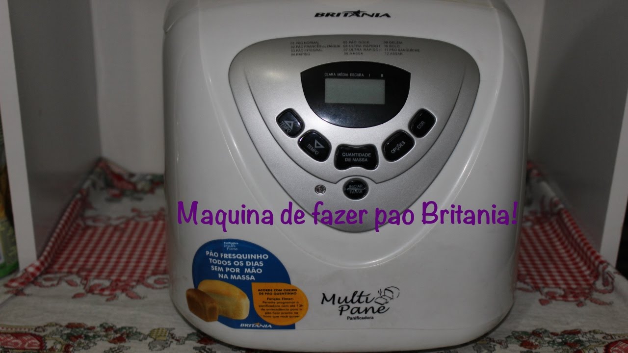 Como Fazer Pão Na Maquina De Pão Britania