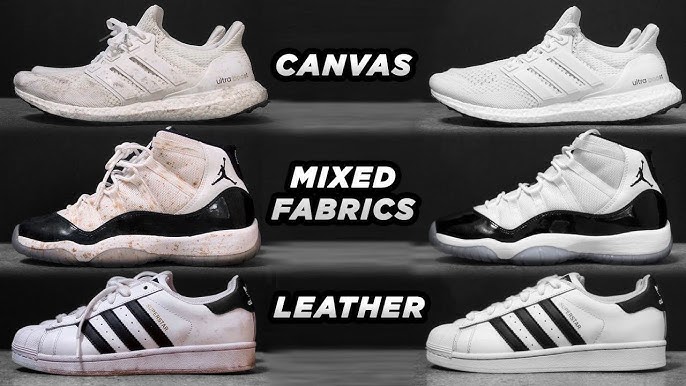 How to clean white shoes: canvas, cloth, leather and more