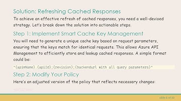 Mastering Azure API Management: Refreshing Cached Responses