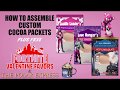 Fortnite Valentine Favor Cocoa Packets | How to Assemble Cocoa Packets
