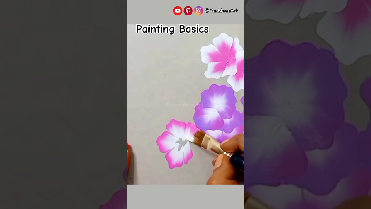 Incredible Way to Paint Beautiful Petals