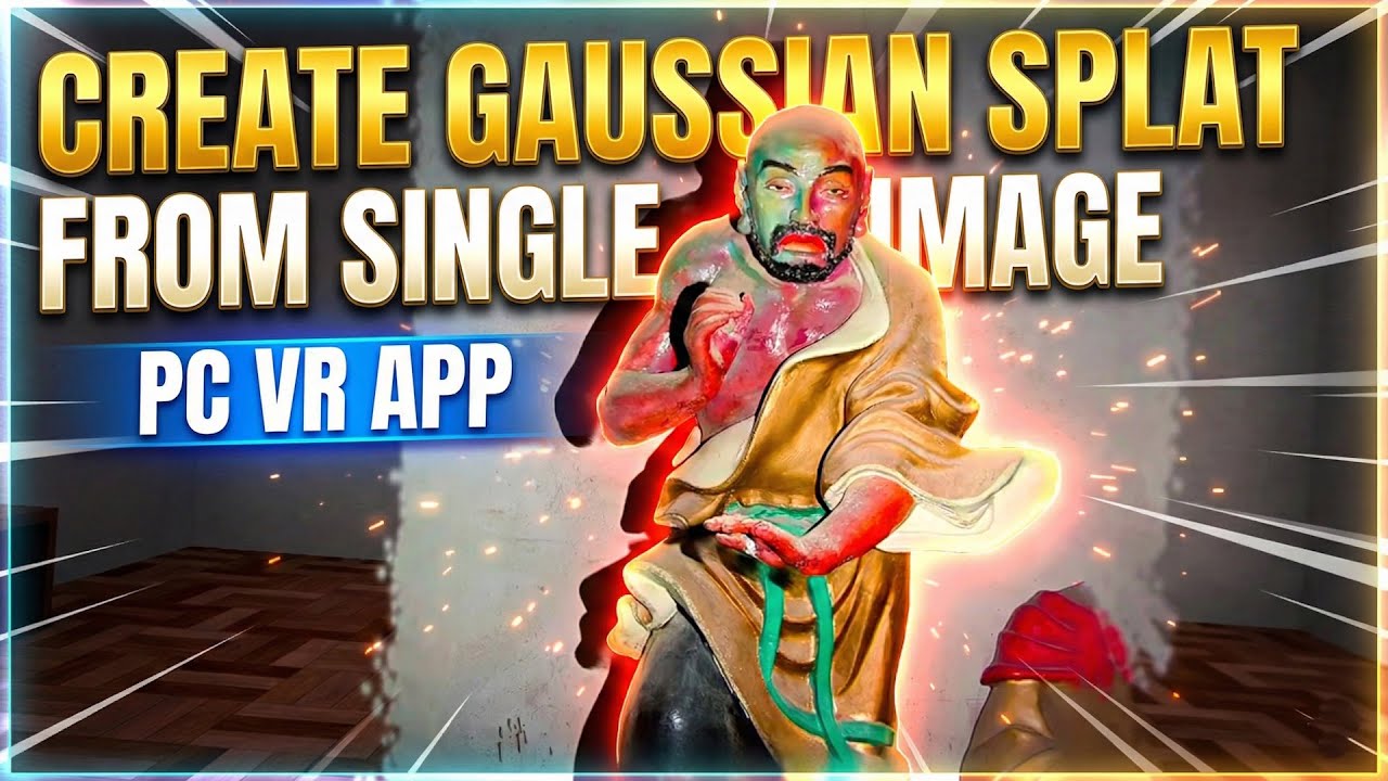 Single Image → 3D Gaussian Splat in VR | Holo Picture Viewer