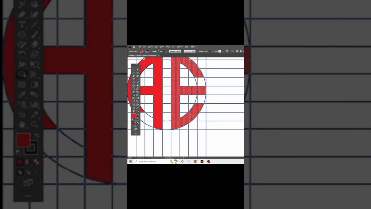 A+E letter logo design | Monogram logo in illustrator 