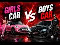 Girls Car vs Boys Car 😈🔥 Pink Mini Cooper vs Beast BMW | Ultimate Car Edit 🚗💨