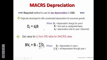 ENGR 222 - Class 42 (29 April 2019) Depreciation - MACRS