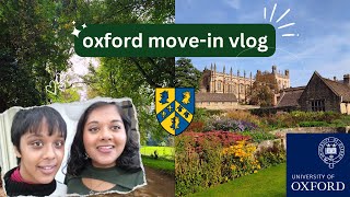 OXFORD UNI MOVING IN VLOG | freshers week, room tour etc.