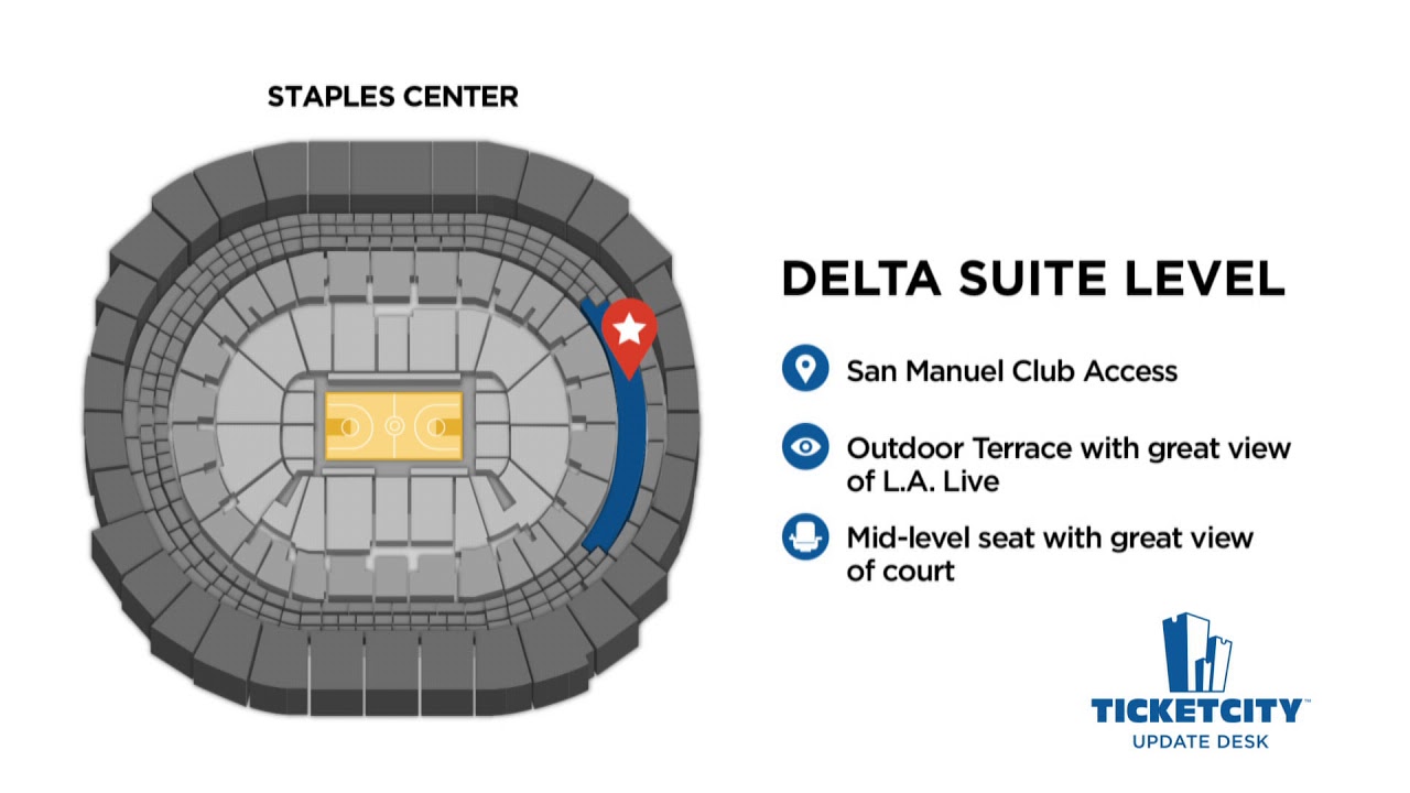 Staples Center Seating Chart Clippers