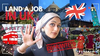 How to find a job in UK | Tips for international students, visa sponsorship, my experience & more