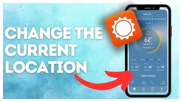 How to change the current location in Accuweather?