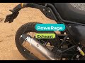 Royal enfield  himalayan bs6   powerage exhaust