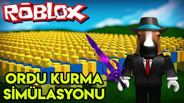 ⚔️ Ordu Kurma Simülasyonu ⚔️ | Army Control Simulator | Roblox Türkçe