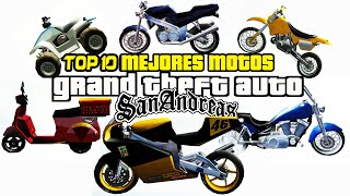 TOP 10 MEJORES MOTOCICLETAS y QUAD, en GTA SAN ANDREAS