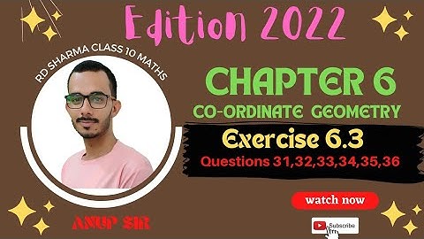 RD Sharma 2022 | Exercise 6.3 Q31 to Q36 RD Sharma class 10 | Exercise 6.3 RD Sharma class 10 maths