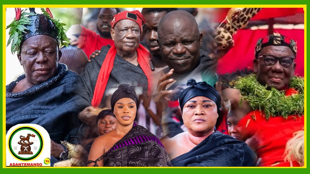 SAD😭💔Mamponghene's Son, Ejurahene, Kawhumanhene Storms The Late Mamponghene's Dote Yei Wife Cr!es...