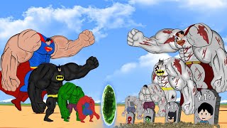 Team Superman, Hulk, SpiderMan, Batman and the  infection of Zombies: Secret Evolution of Team Baby