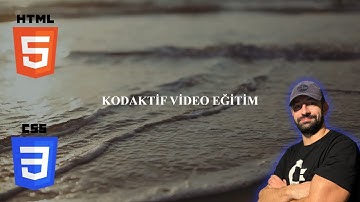 HTML arka planına video yerleştirme işlemi nasıl yapılır | Sayfa biçimlendirme