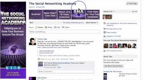 The Social Networking Academy - The Difference between a Facebook Profile & Page