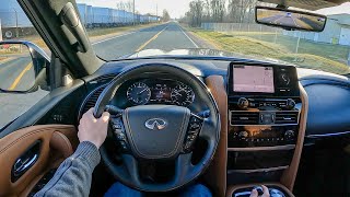 2023 Infiniti QX80 Sensory  POV Test Drive (Binaural Audio)