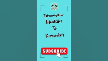 Simplify Any Trig Problem Using These Identities #math #shorts