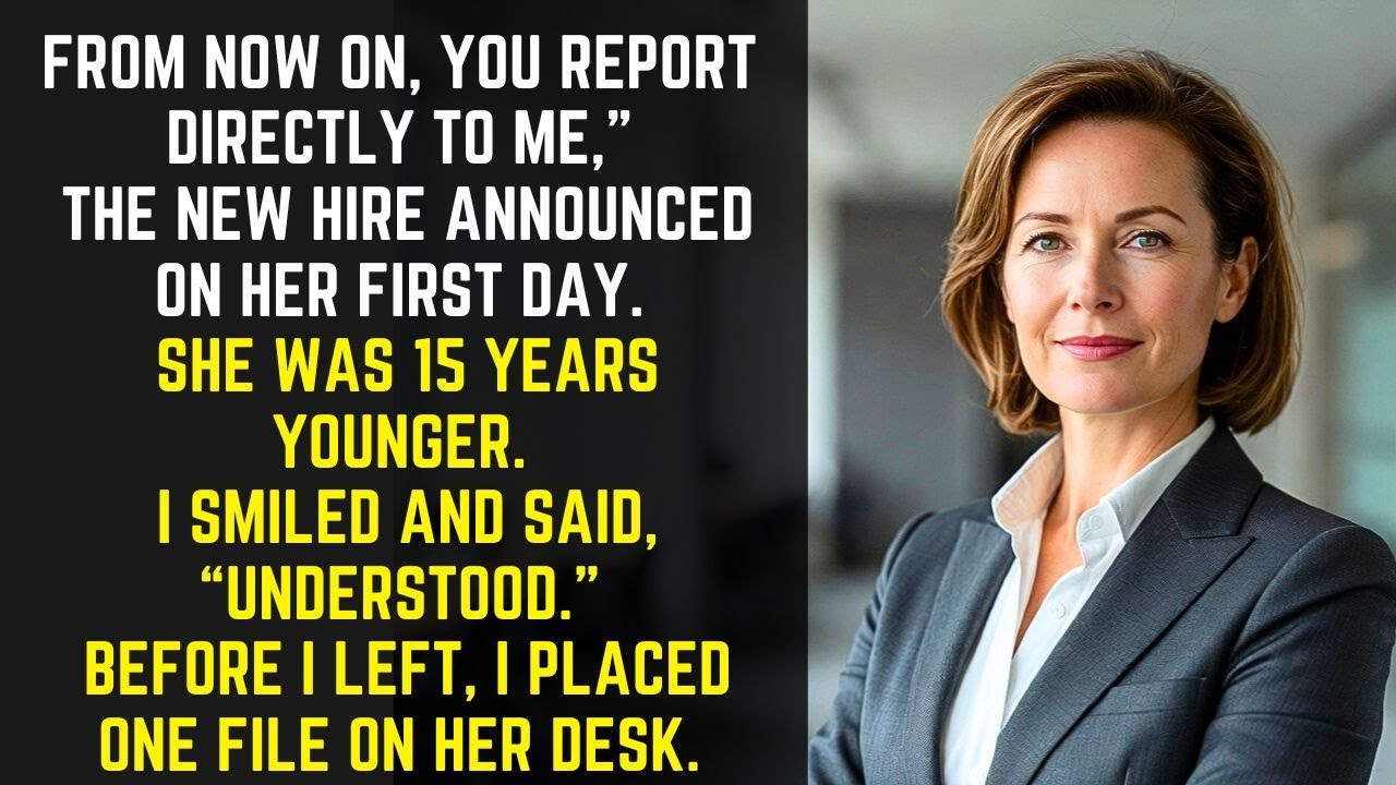 The New Hire Insisted I Report To Her - Then She Opened The File I Left On Her Desk