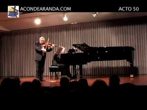 Acto 50 Vctor Martn violn Agustn Serrano piano Alb...