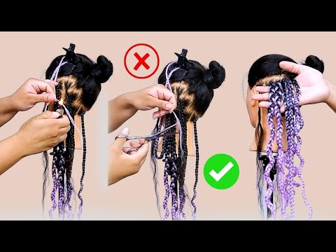 Video: 3 formas de teñir trenzas