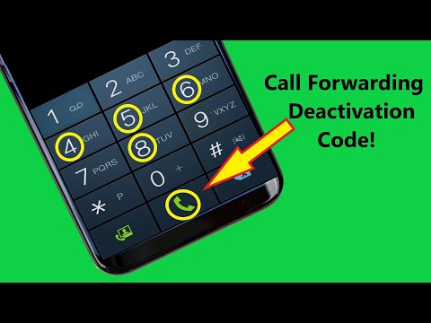Call Forwarding Deactivation Code Stops Divert Calls To Another Phone Number!