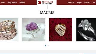 Responsive HTML Jeweler Website Template