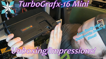 TurboGrafx-16 Mini Unboxing/First Impressions! - I can finally Play Rondo of Blood!