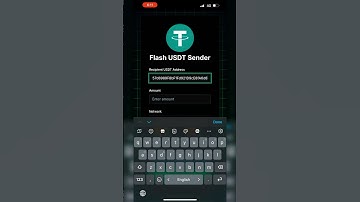 Flash USDT Sender  | Flash USDT on Android & iOS | How to  #FlashUSDT on Android & iOS?