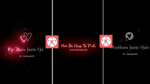 Black Screen Trending Status Kaise Banaye I Leaf Status Video Kaise Banaye l black Screen Status