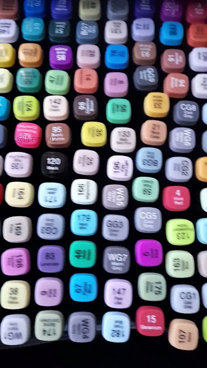 Unboxing new Touch Markers! (168 Pcs) #shorts #markers #asmr #unboxing