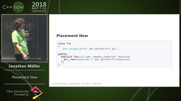 C++Now 2018: Jonathan Müller “Placement New”
