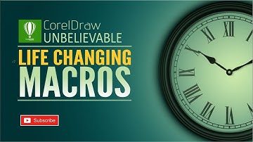 CorelDraw Unbelievable Macro this can change your life || Must Watch