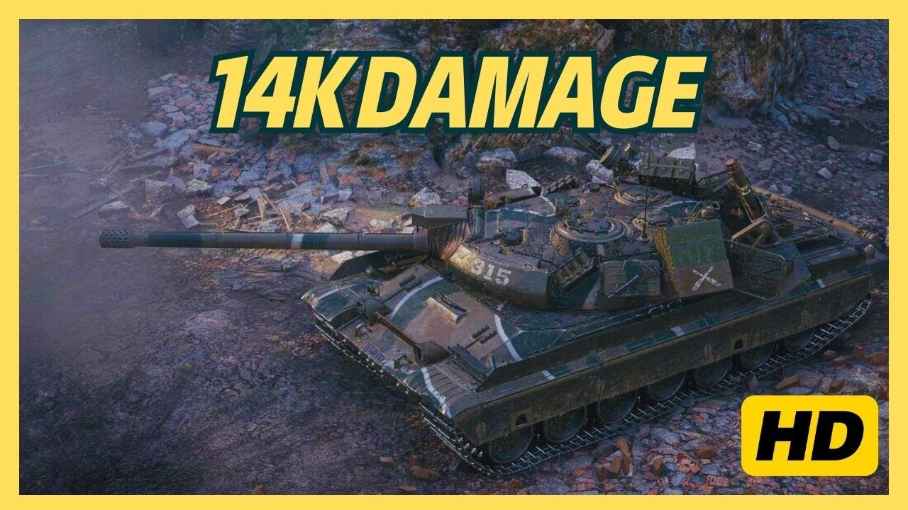 MAXIMUM Damage! 🤯 14,000 HP Carry in the Vz. 55 | WoT Gameplay & Replay