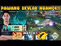 Perang saudara dimulai skylar bener2 ngamuk di match ini  rrq vs onic match 1