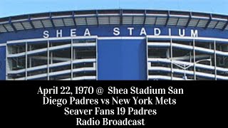 Tom Seaver ties record Strikeouts 19 Padres - Full Broadcast